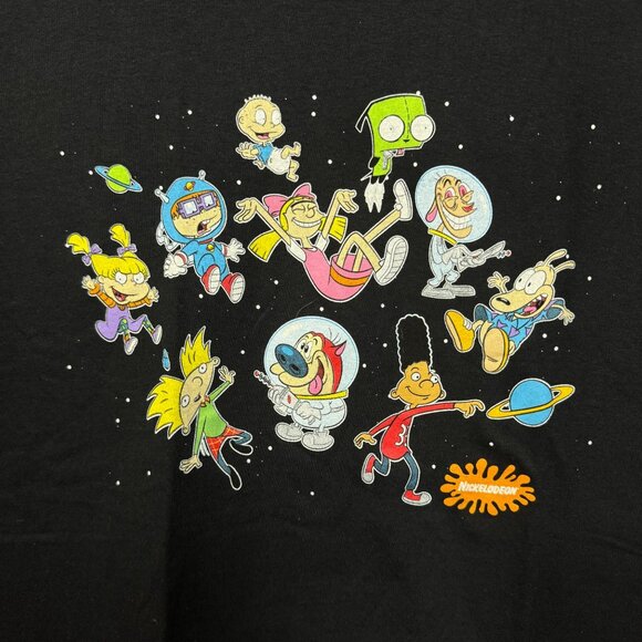 The Best of Nicktoons in Outer Space Nickelodeon Tee M - Picture 2 of 4